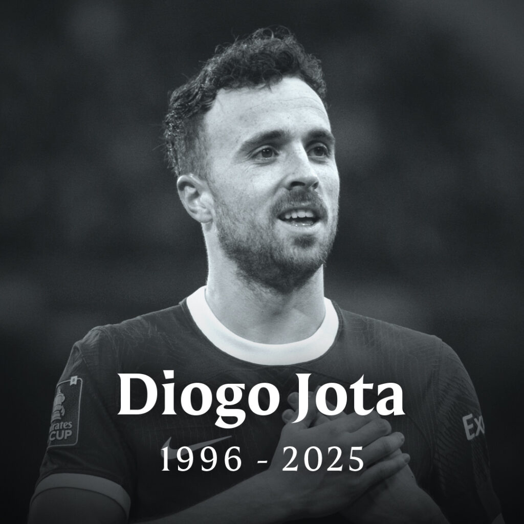 BREAKING: EPL: Liverpool forward, Diogo Jota dies in car accident two weeks after wedding